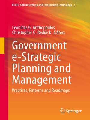 cover image of Government e-Strategic Planning and Management